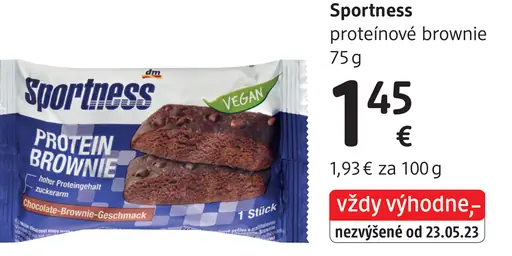 Sportness proteínové brownie