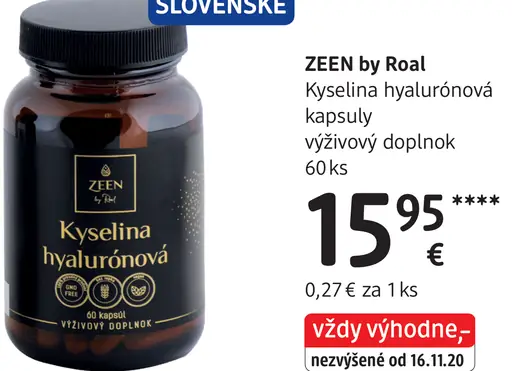 ZEEN by Roal Kyselina hyalurónová kapsuly výživový doplnok
