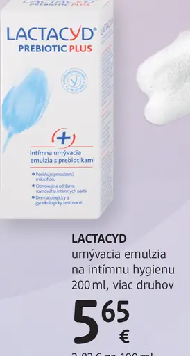 Lactacyd umývacia emulzia na intímnu hygienu s prebiotikami, viac druhov