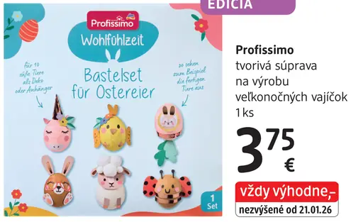 Profissimo kreatívna sada na výrobu veľkonočných vajíčok