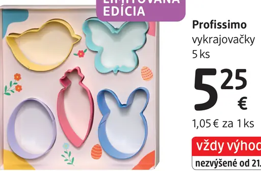 Profissimo vykrajovačky veľkonočné tvary