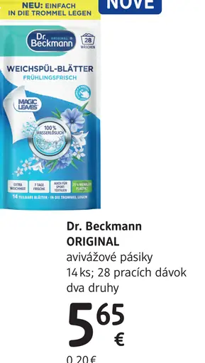 Dr. Beckmann Original avivážové pásiky
