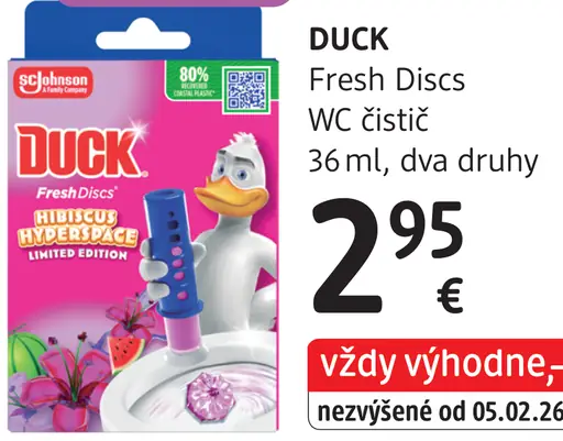 Duck Fresh Discs WC čistič
