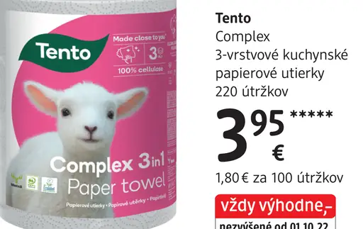 Tento kuchynské utierky 3-vrstvové