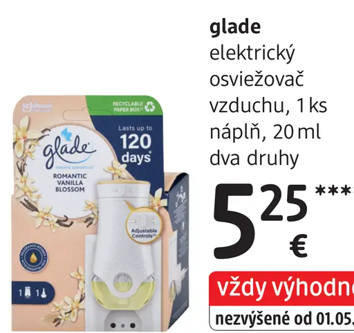 Glade Náplň do elektrického osviežovača vzduchu