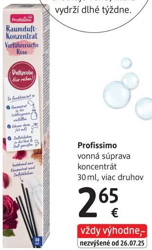 Profissimo vonná súprava koncentrát