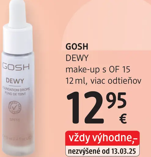 Gosh Dewy make-up SPF 15