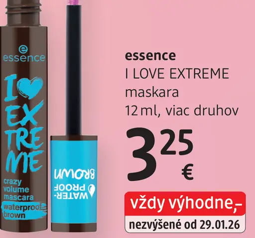 Essence maskara I Love Extreme