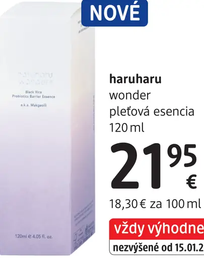 Haruharu Wonder pleťová esencia