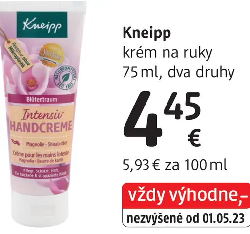 Kneipp krém na ruky