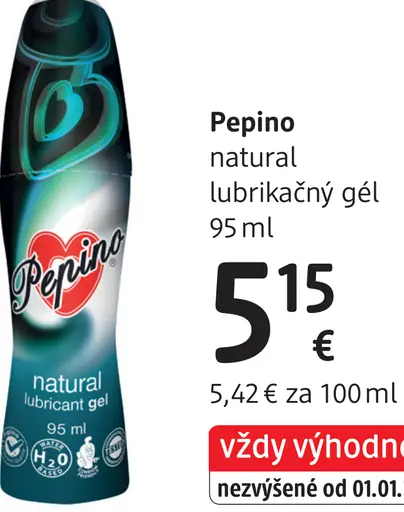 Pepino lubrikačný gél