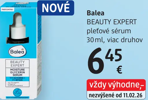 Balea Beauty Expert pleťové sérum