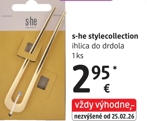 S-he stylecollection ihlica do drdola