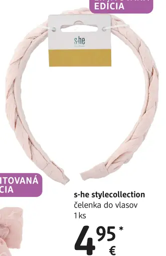 S-he stylecollection čelenka do vlasov