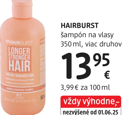 Hairburst šampón na vlasy