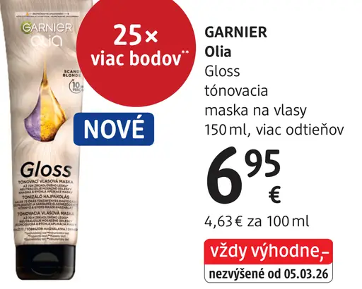 Garnier Olia Gloss farbiaca vlasová maska