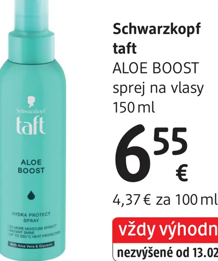Schwarzkopf Taft Aloe Boost sprej na vlasy