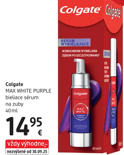Colgate Max White Purple bieliace sérum na zuby