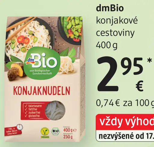 DmBio konjakové cestoviny
