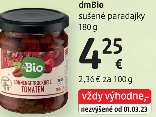 DmBio sušené paradajky