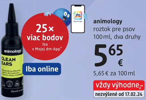 Animology roztok pre psov