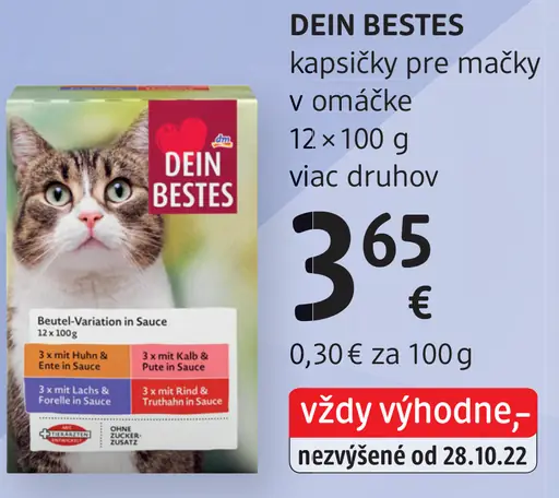 DEIN BESTES kapsičky pre mačky