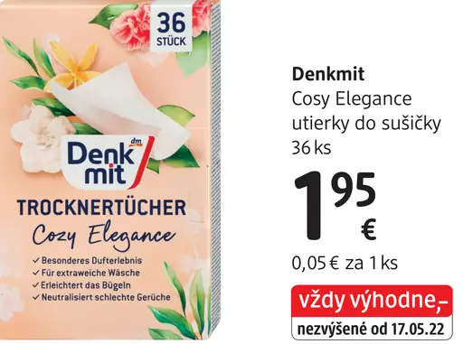 Denkmit Cosy Elegance utierky do sušičky bielizne