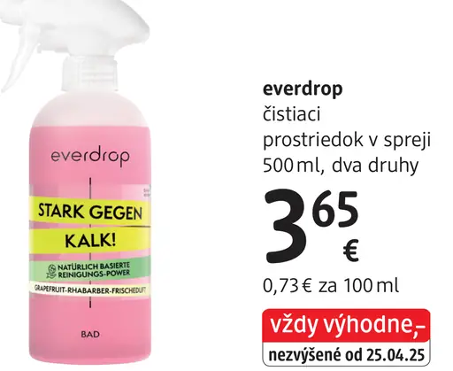 Everdrop čistiaci prostriedok v spreji