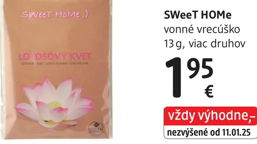 SWEET HOME vrecúško