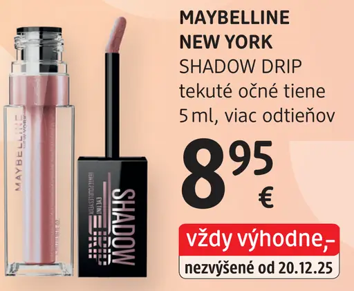 Maybelline New York Shadow Drip tekuté očné tiene