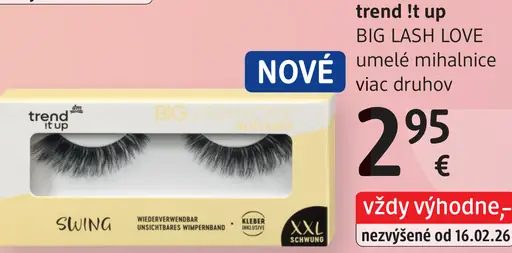 Trend !t up Big Lash Love umelé mihalnice