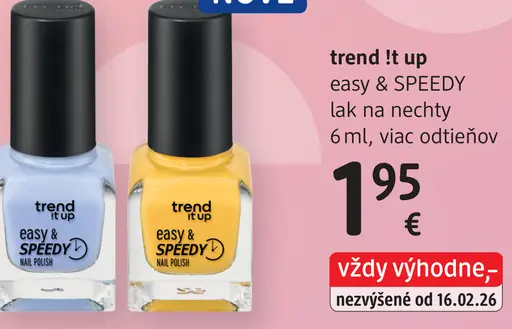 Trend !t up easy & speedy lak na nechty