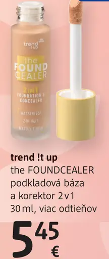 Trend !t up the Foundcealer podkladová báza a korektor 2v1