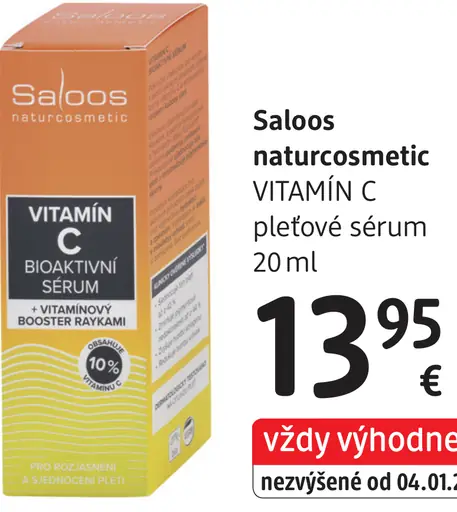 Saloos naturcosmetic Vitamín C pleťové sérum
