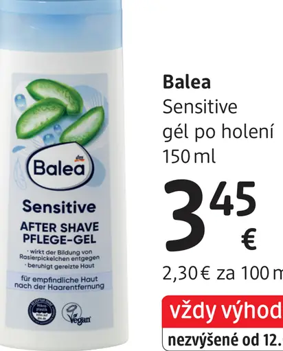 Balea Sensitive gél po holení
