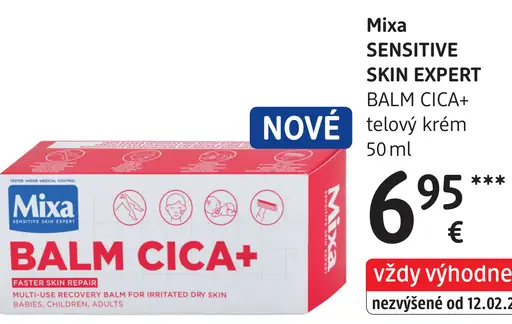 Mixa Sensitive Skin Expert BALM CICA+ telový krém