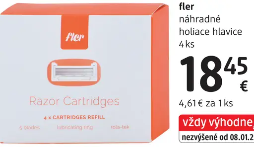 Fler náhradné holiace hlavice