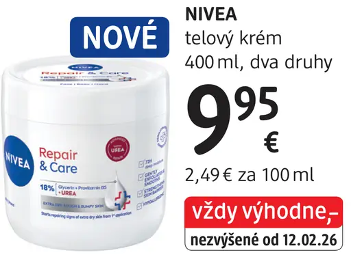 Nivea telový krém
