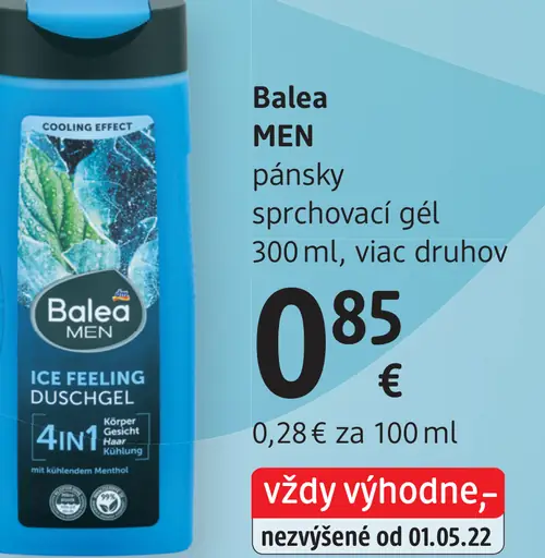 Balea Men pánsky sprchovací gél 4v1