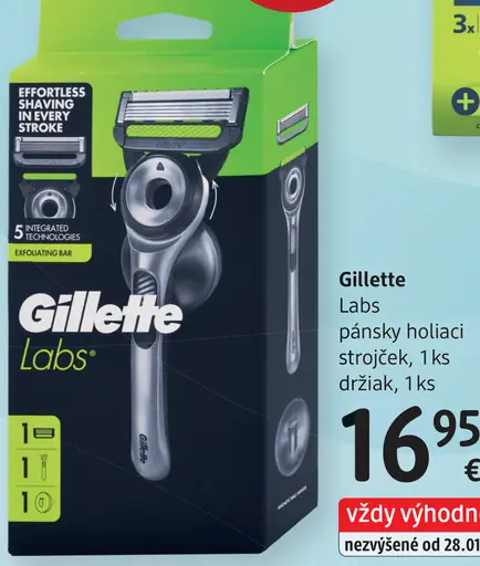 Gillette Labs pánsky holiaci strojček s držiakom