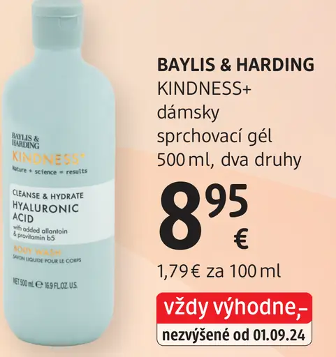 Baylis & Harding Kindness+ dámsky sprchovací gél