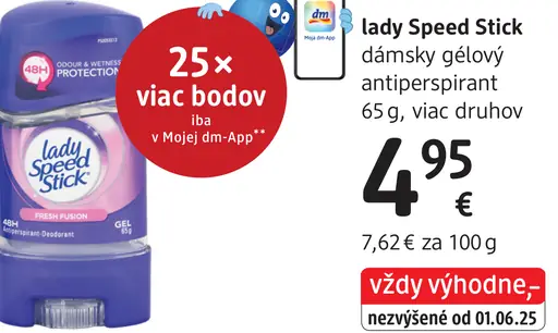 Lady Speed Stick dámsky gélový antiperspirant