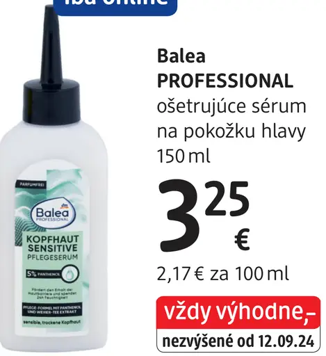Balea Professional sérum na pokožku hlavy