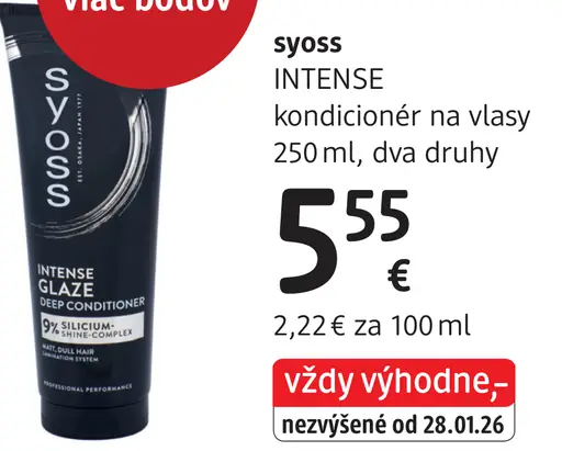 Syoss Intense kondicionér na vlasy