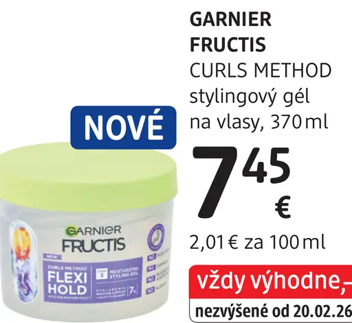 Garnier Fructis Curls Method stylingový gél na vlasy