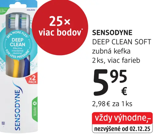 Sensodyne Deep Clean Soft zubná kefka