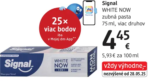 Signal White Now Zubná pasta