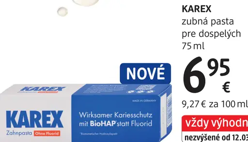 KAREX zubná pasta pre dospelých