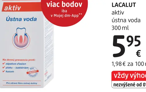 Lacalut Aktiv ústna voda
