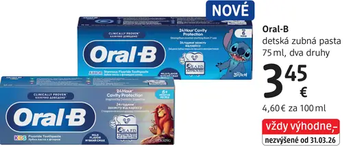 Oral-B detská zubná pasta